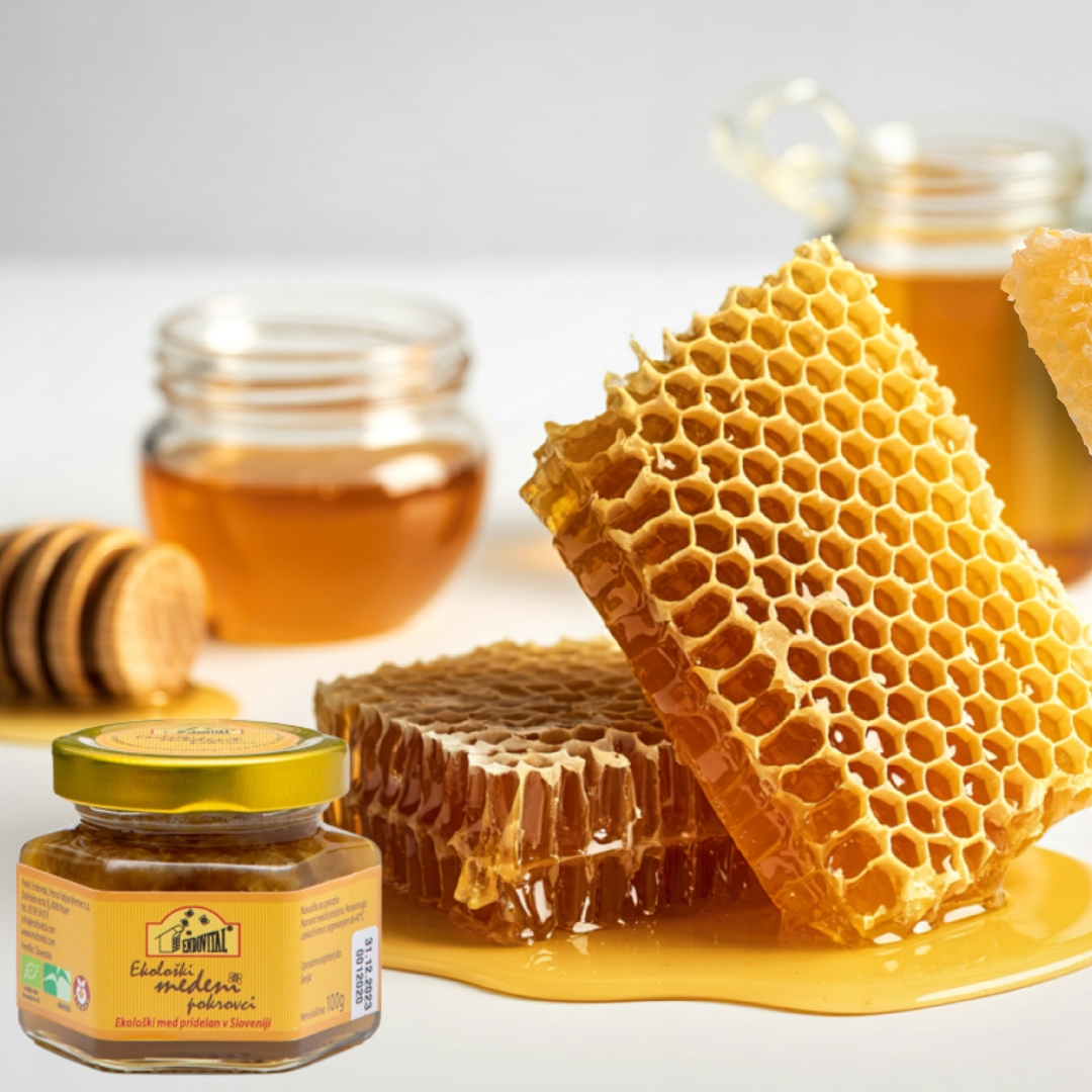 Medeni pokrovci – naravni čebelji produkt, primeren za žvečenje kot alternativa žvečilnemu gumiju.
